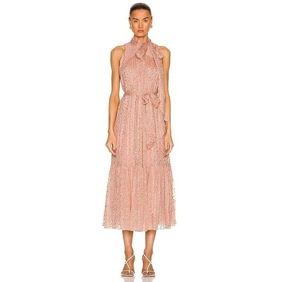 ZIMMERMANN Sleeveless Tie Neck Dress Size 0 (US 4) $$750 - Picture 2 of 10